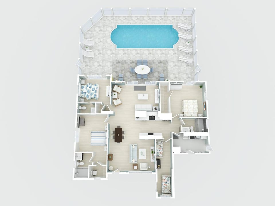 Perfect Coastal Getaway by SeaBreeze Vacation House in Holmes Beach