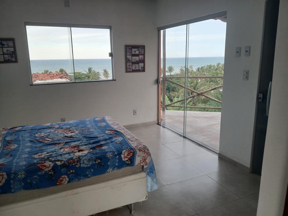 Bed, Bedroom, Sea view