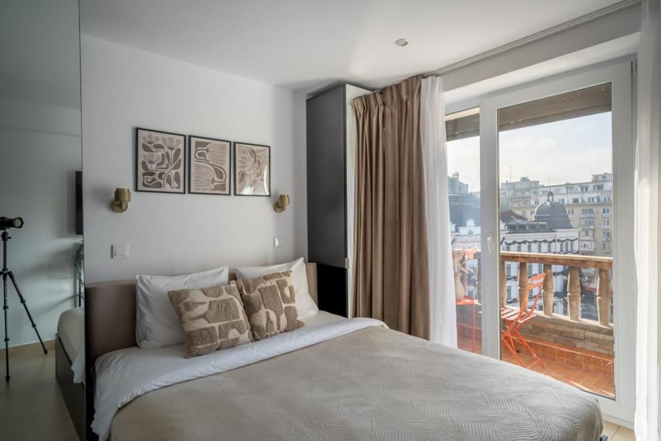 Bed, View (from property/room), Balcony/Terrace, Bedroom