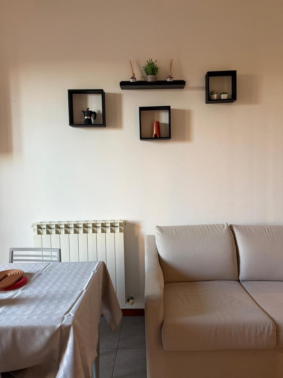 Living room, kitchen