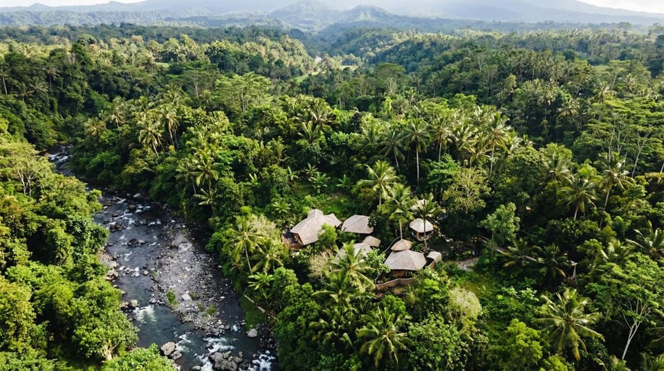 Property building, Natural landscape, Bird's eye view, Mountain view