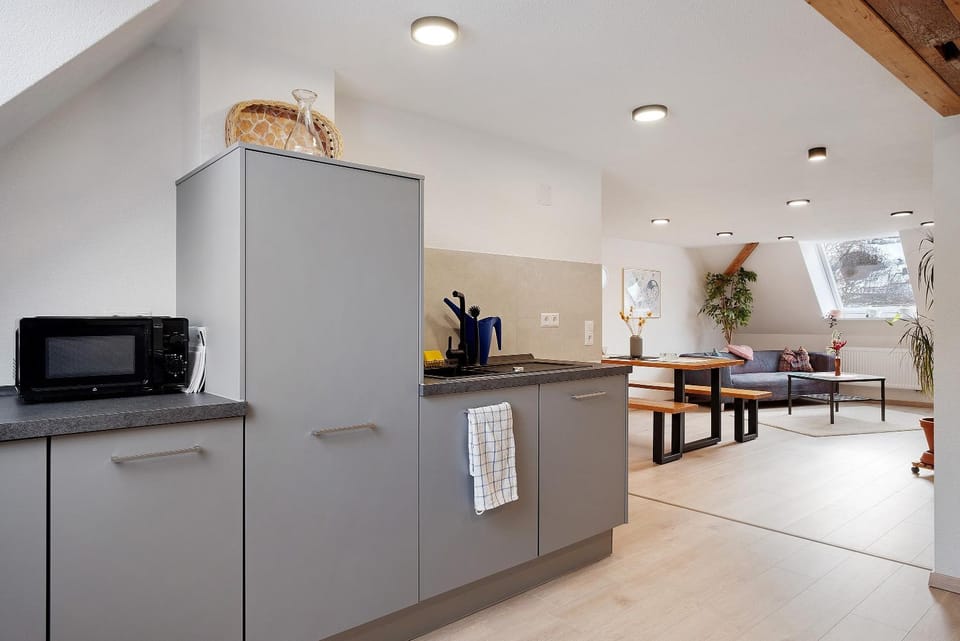 Kitchen or kitchenette, Living room