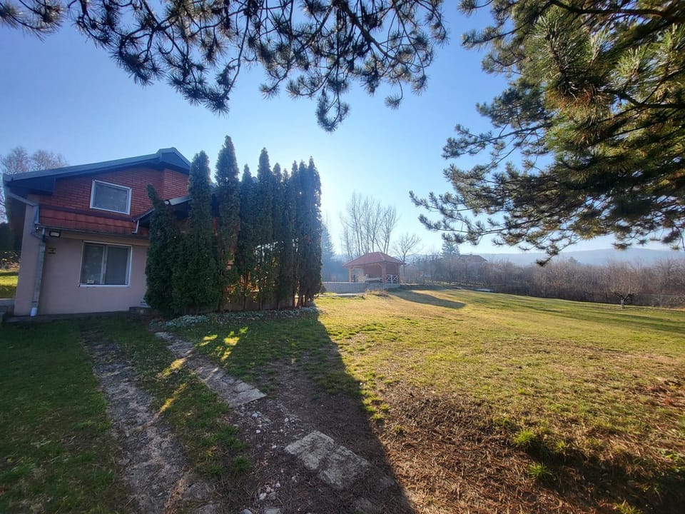 Property building, Garden view