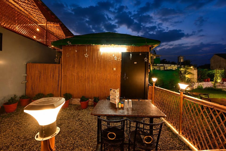 Property building, Night, View (from property/room), Dining area