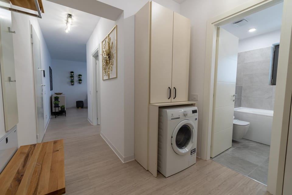 Toilet, Bathroom, washing machine