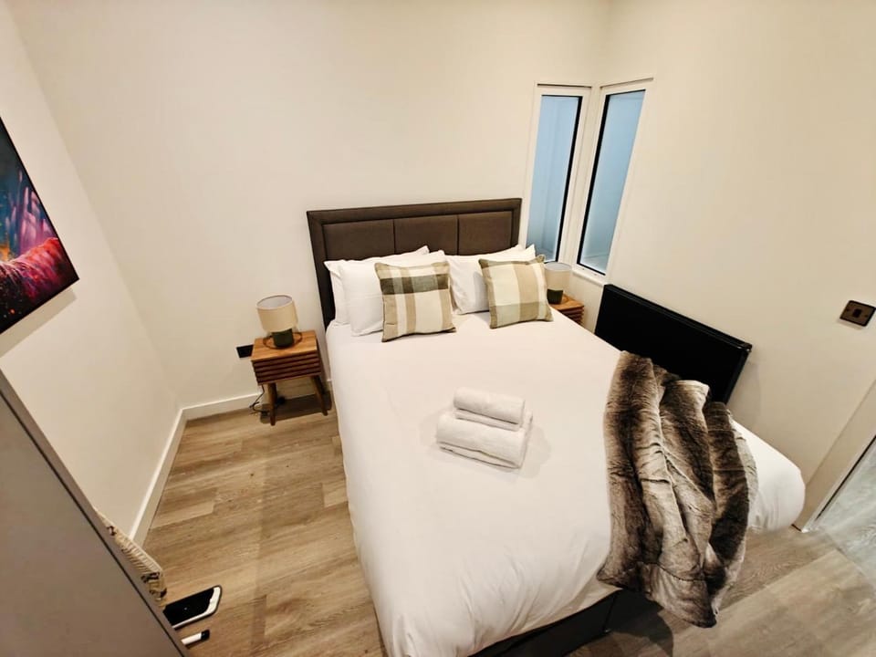 Bedroom, flat iron, hair dryier