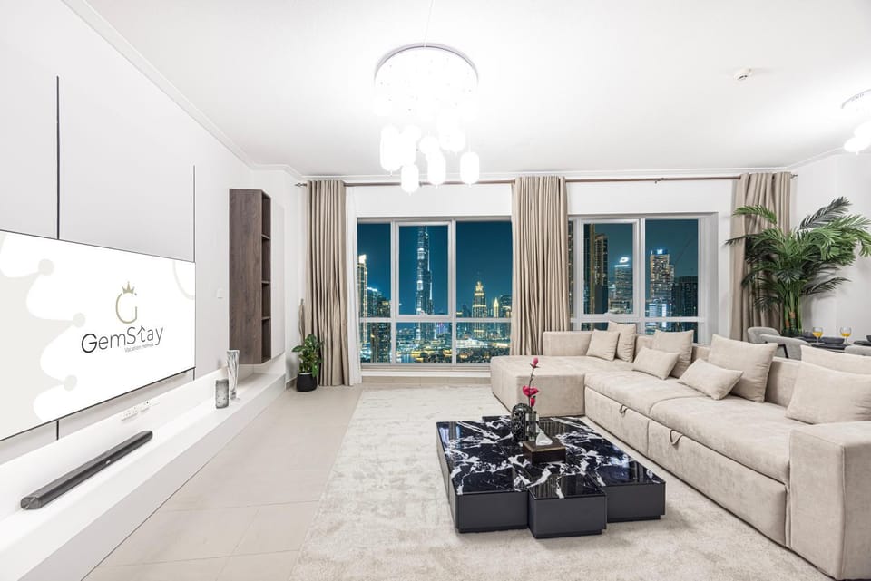 Living room, Seating area, City view, City view