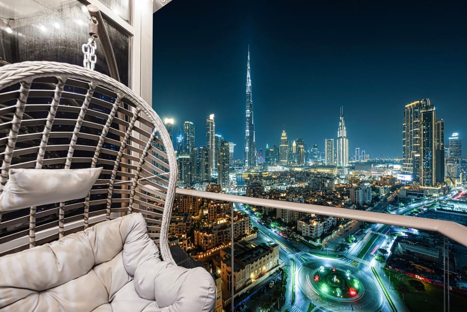 Night, Bird's eye view, City view