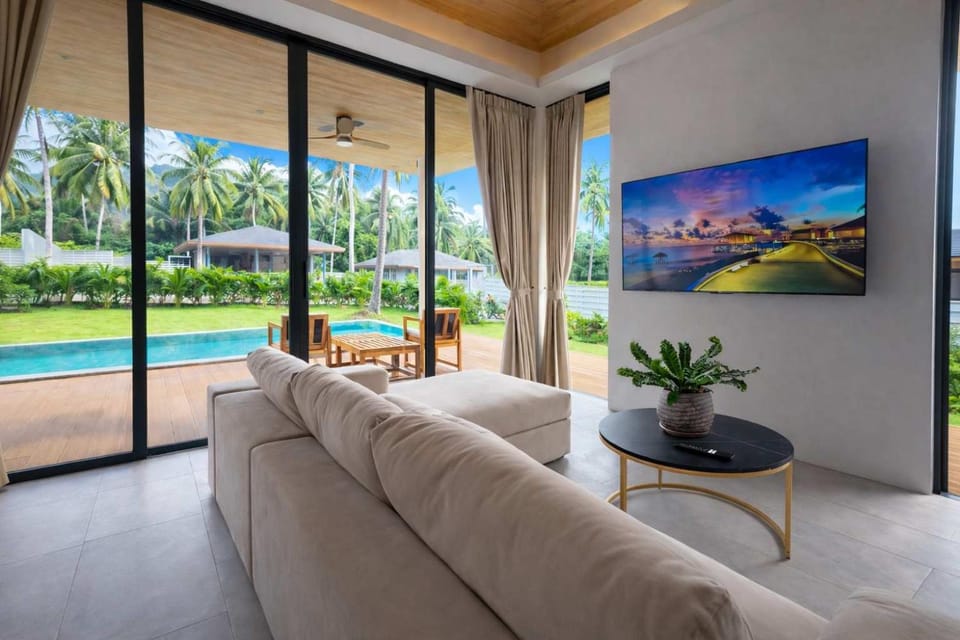 Property building, Patio, Pool view, Swimming pool