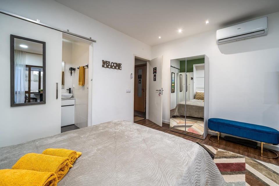 Property building, Living room, Bedroom