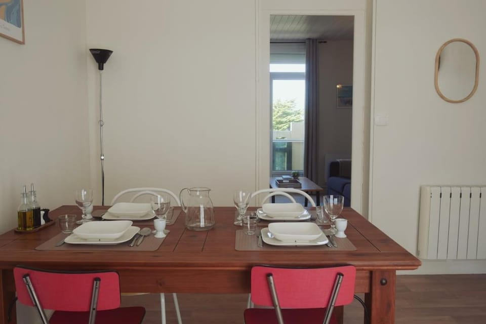 Appartement avec balconnet et vue mer Apartment in Barneville-Carteret