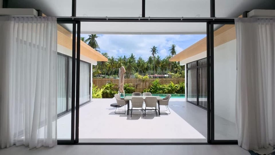 Patio, View (from property/room), Seating area, Pool view