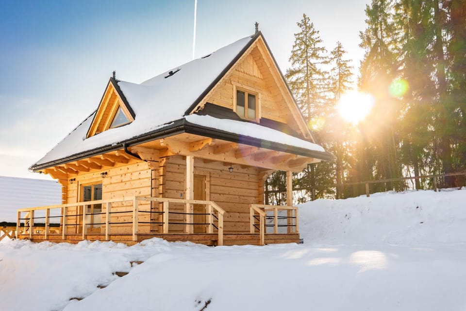 Property building, Day, Natural landscape, Winter