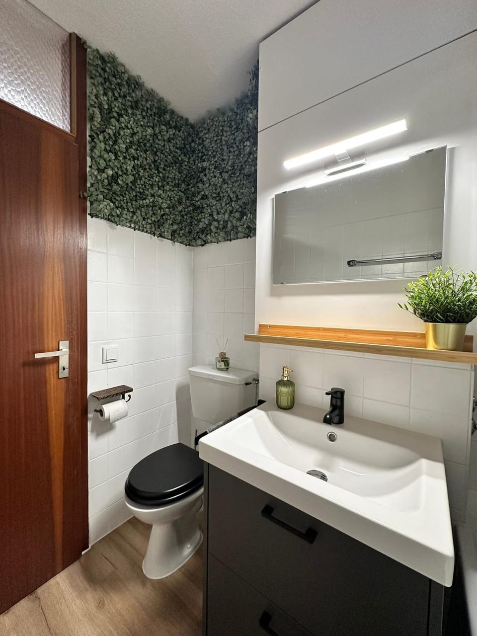 Bathroom, Living room
