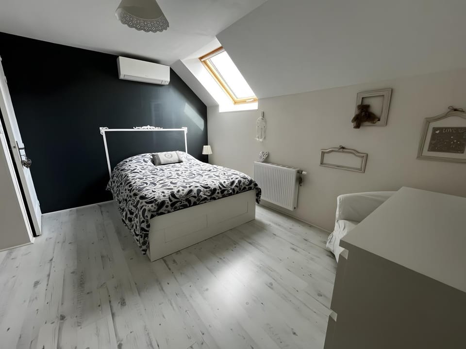 Property building, Living room, Bedroom