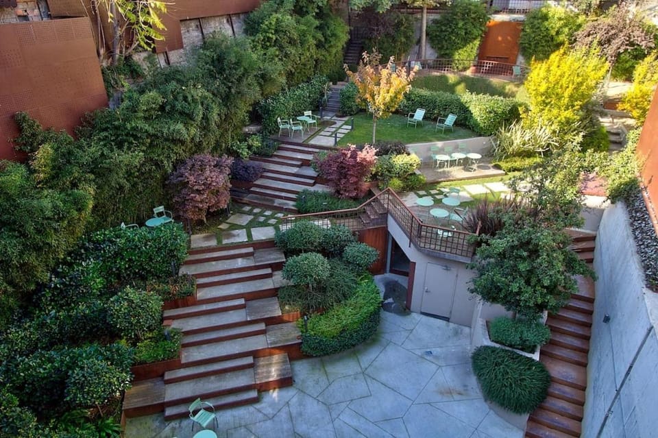 Spring, Day, Garden, Garden view
