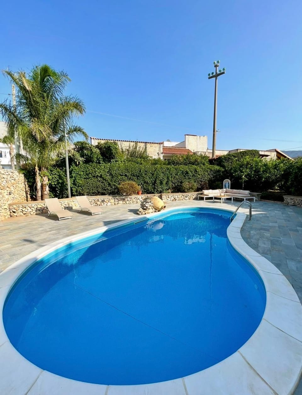 Pool view, Swimming pool, Swimming pool, sunbed