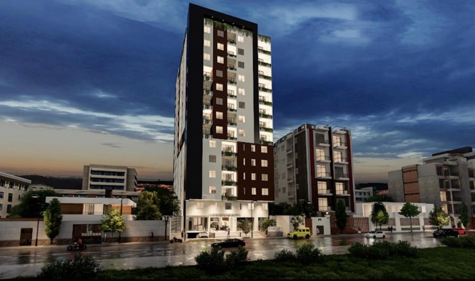Property building, City view, Location