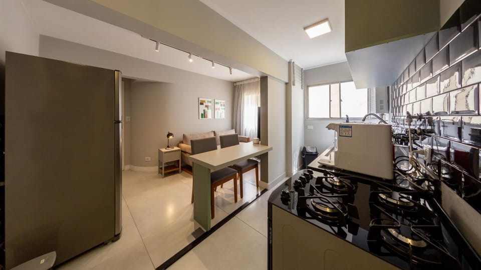 Communal kitchen, kitchen, air conditioner