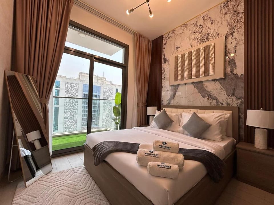 Stylish 1-Bed Apartment in Laya Heights, Dubai Apartment in Dubai