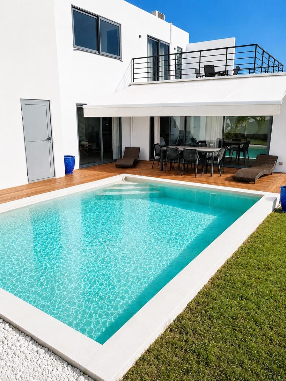 Villa Marea Private Pool in Grand Baie with garden, BBQ & Parking House in Grand Baie
