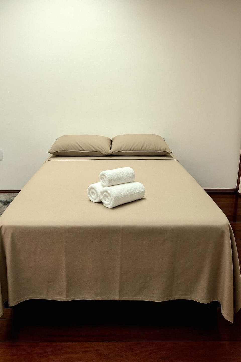 Bed, Bedroom, locker, towels, wardrobe, air conditioner