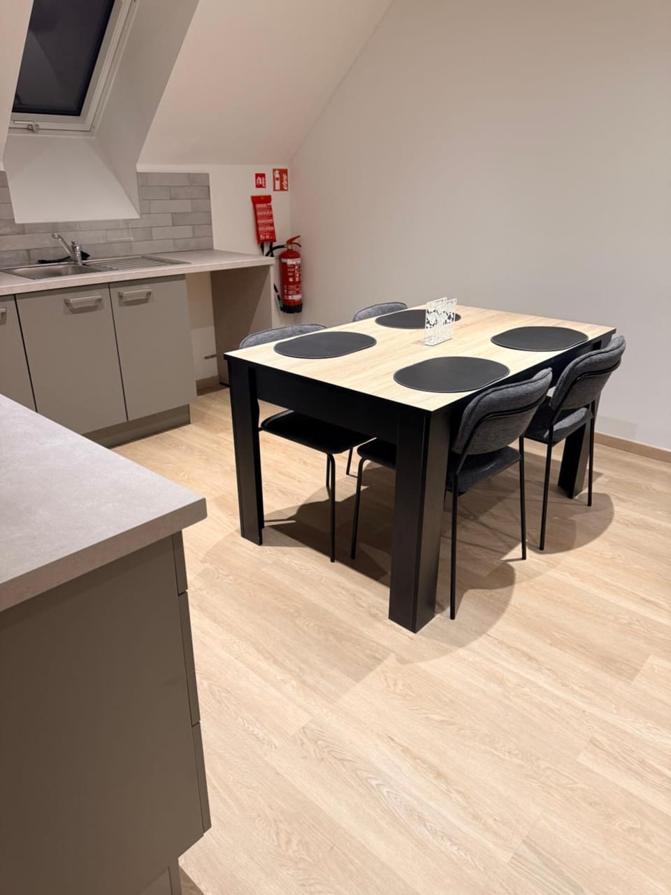 Kitchen or kitchenette, kitchen