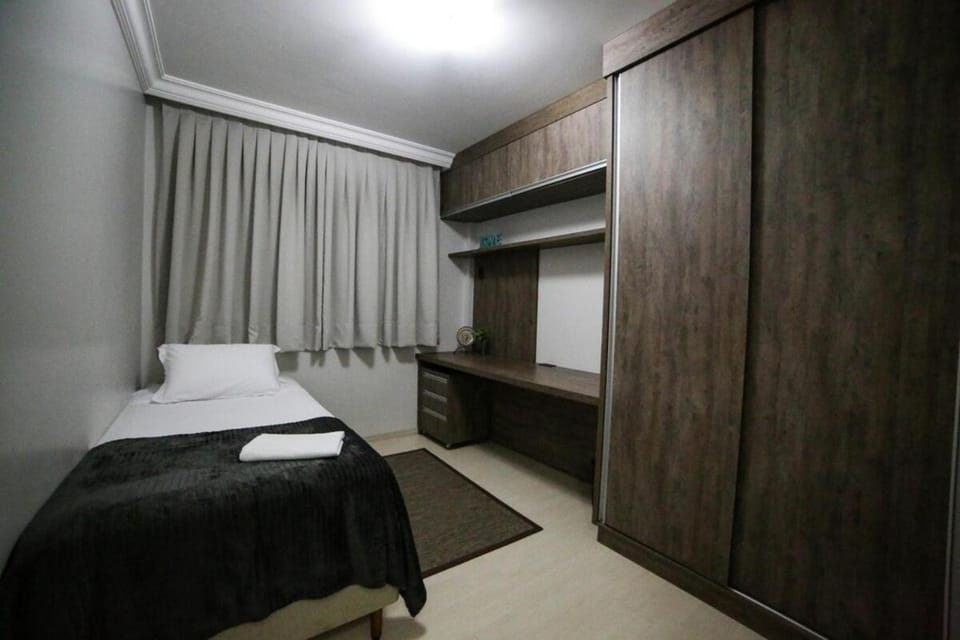 Bed, Photo of the whole room, Bedroom, wardrobe, air conditioner