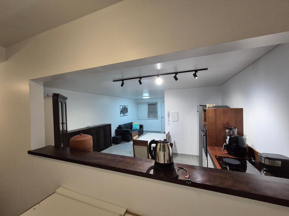 Kitchen or kitchenette, Living room, Dining area