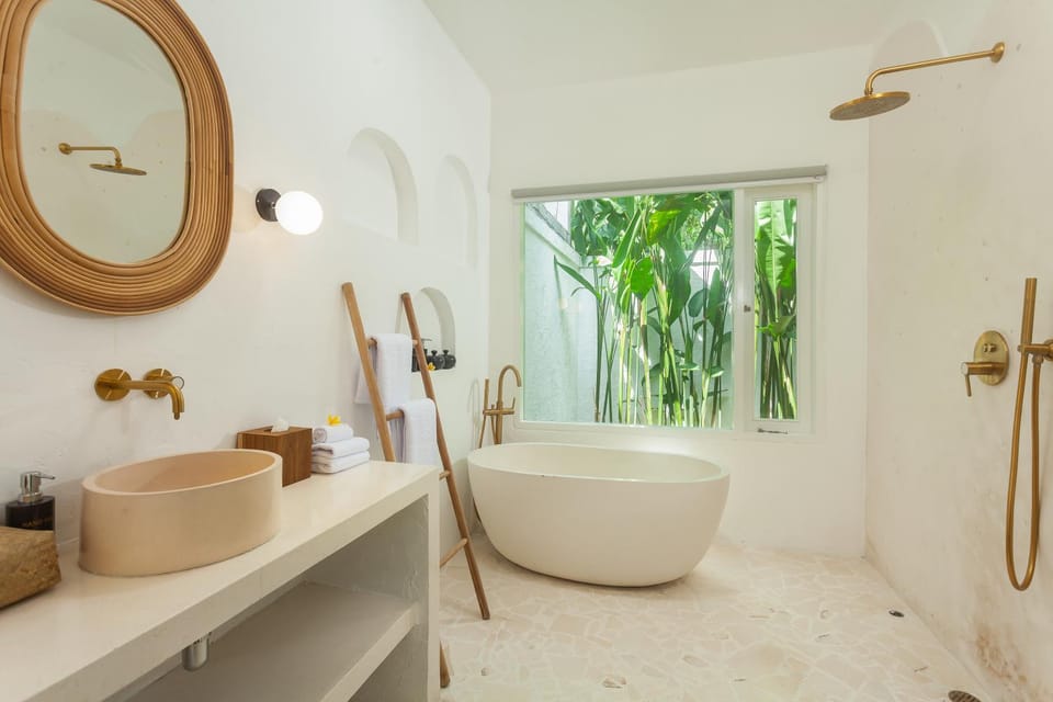 Shower, Bathroom, Bath, towels