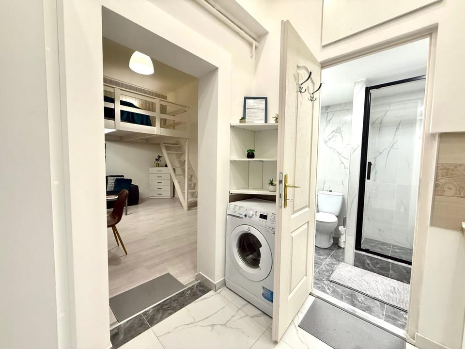 Shower, Toilet, Bathroom, washing machine