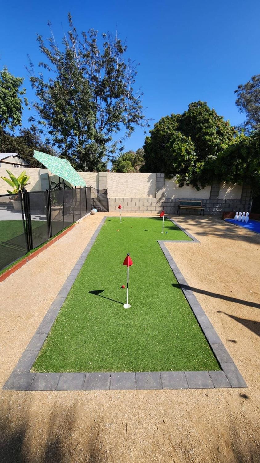 Patio, BBQ facilities, Bowling, Garden, Minigolf, Lounge or bar, fireplace