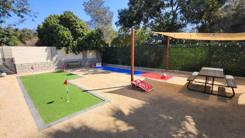 Patio, BBQ facilities, Bowling, Garden, Minigolf, Lounge or bar, fireplace