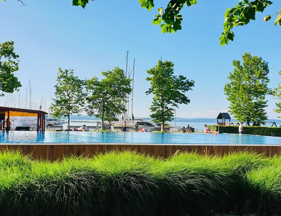 Day, Garden, Lake view, Swimming pool