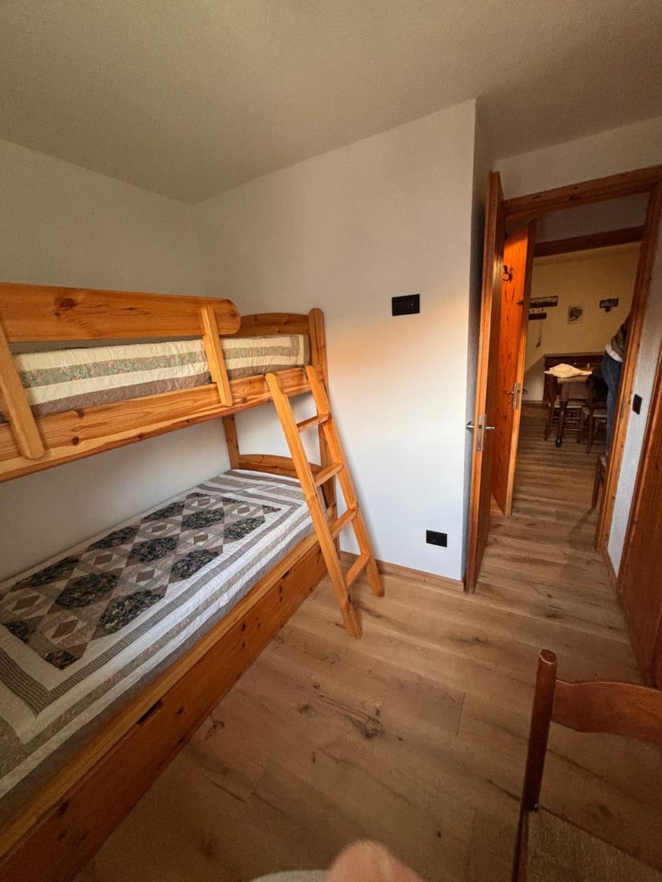 Photo of the whole room, bunk bed