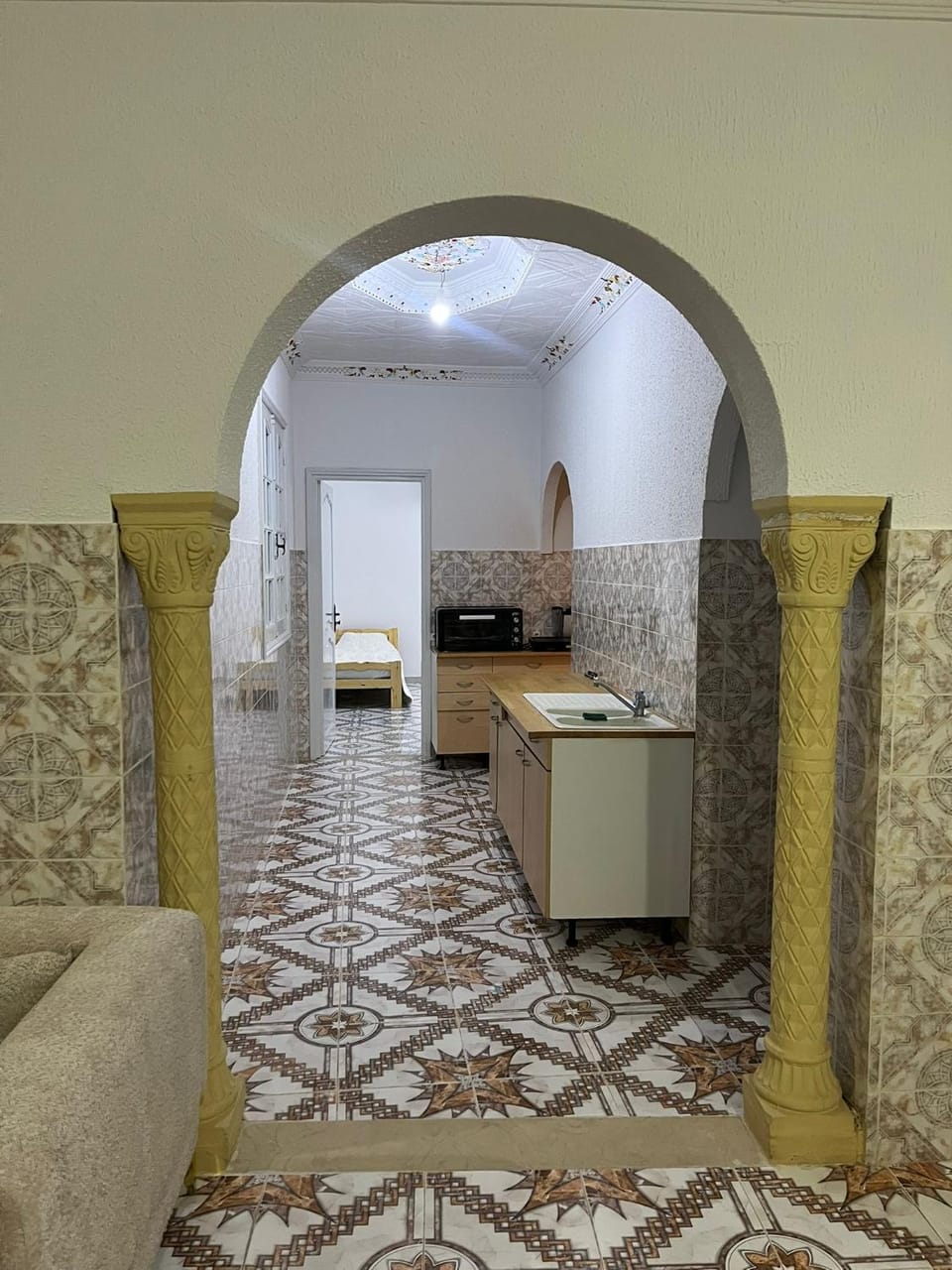 MAHDIA REJICHE maison avec piscinne privee à 350 m de la plage de Rejiche TUNISIE House in Tunisia
