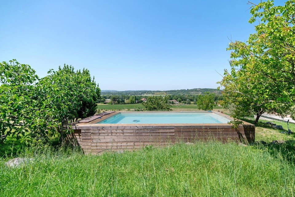 Property building, Living room, Swimming pool