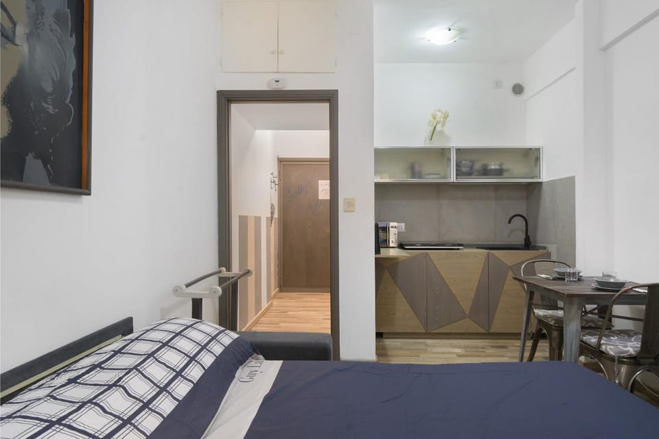 Property building, Living room, Bedroom
