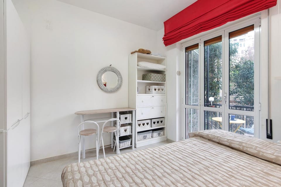 Property building, Living room, Bedroom