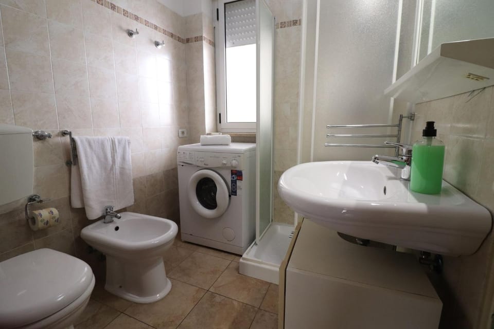 Toilet, Bathroom, washing machine