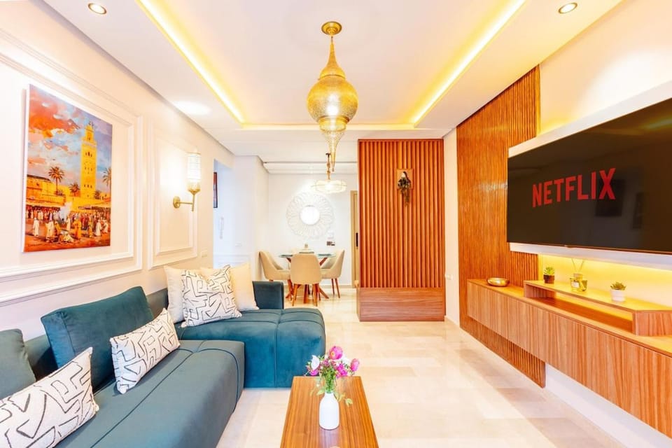 Guéliz I Blue Mirage I Crafts and modernity Apartment in Marrakesh