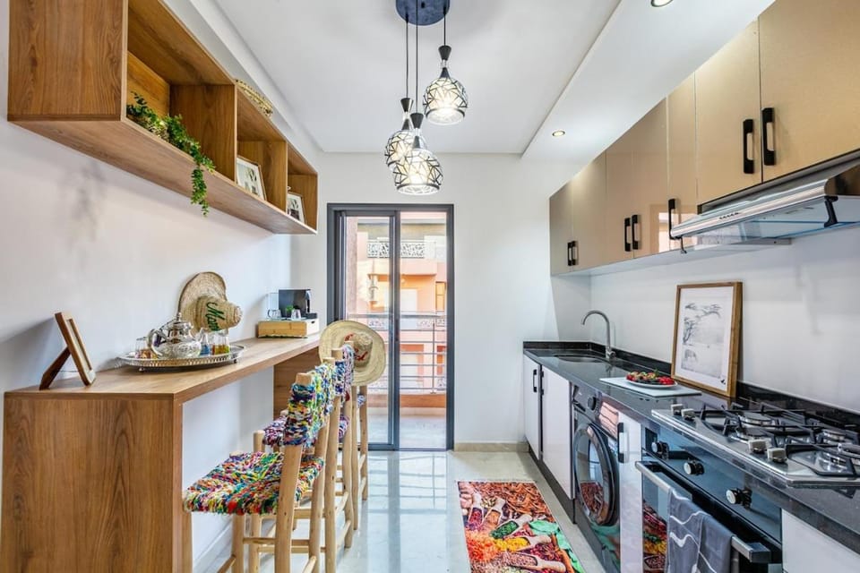 Guéliz I Blue Mirage I Crafts and modernity Apartment in Marrakesh