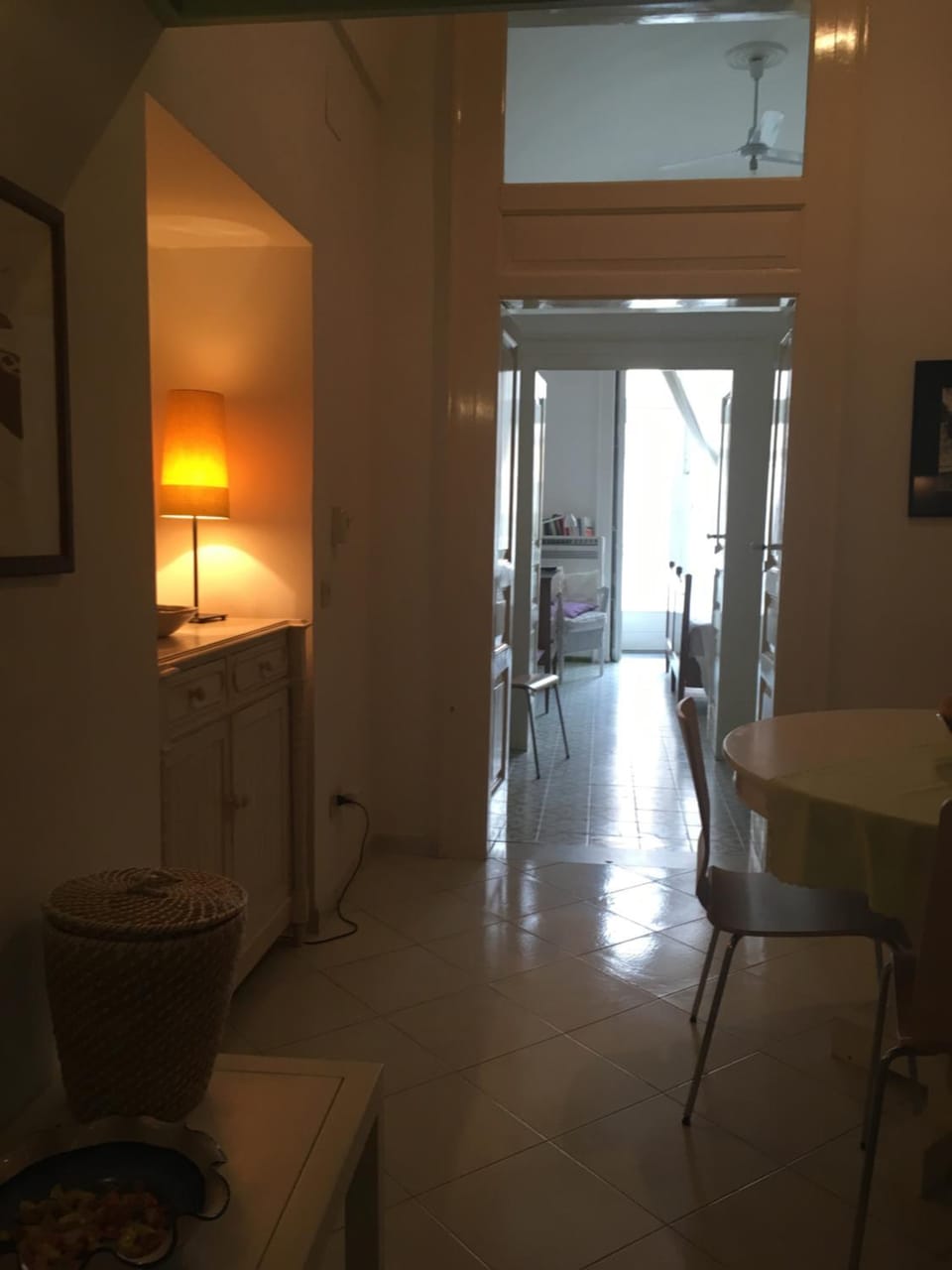 Photo of the whole room, Dining area