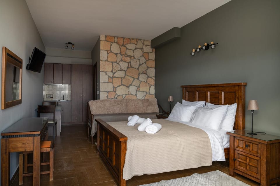 Bed, Kitchen or kitchenette, Photo of the whole room