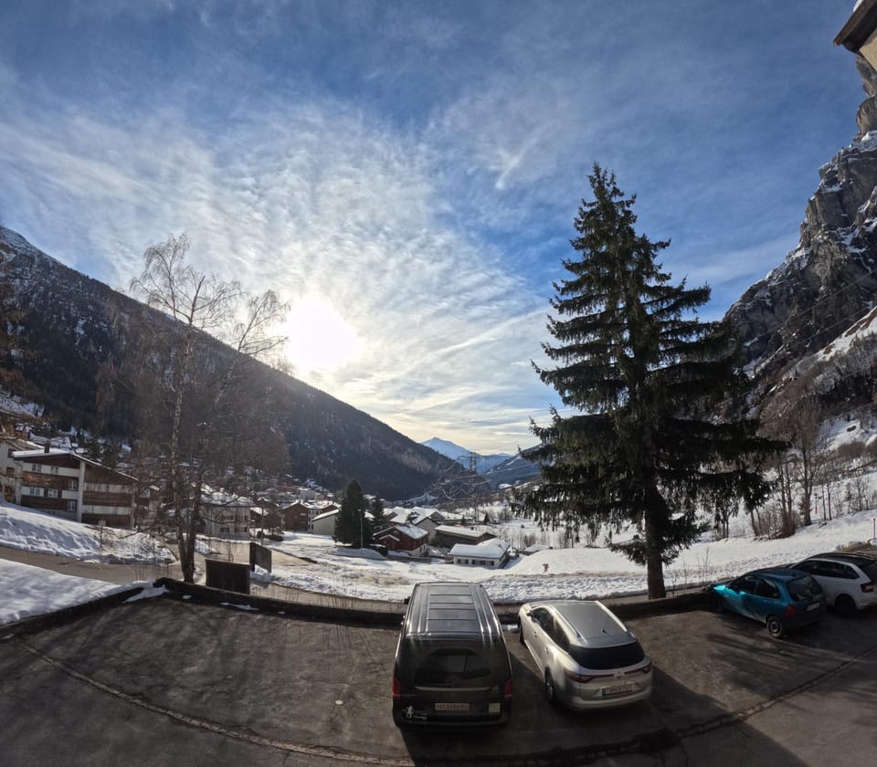 Natural landscape, Mountain view, Parking
