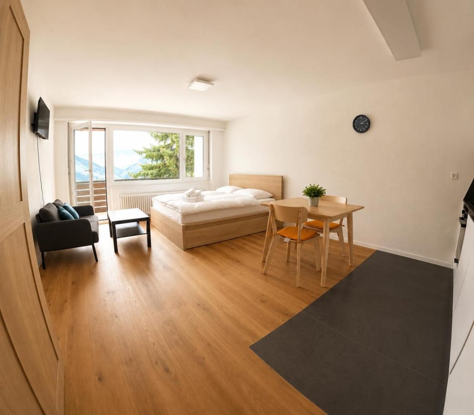 Bed, Living room, Photo of the whole room, Bedroom