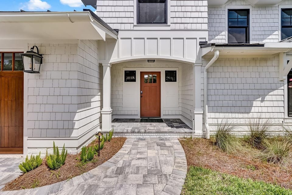 Beachfront Luxury Home with Private Pool House in Fernandina Beach