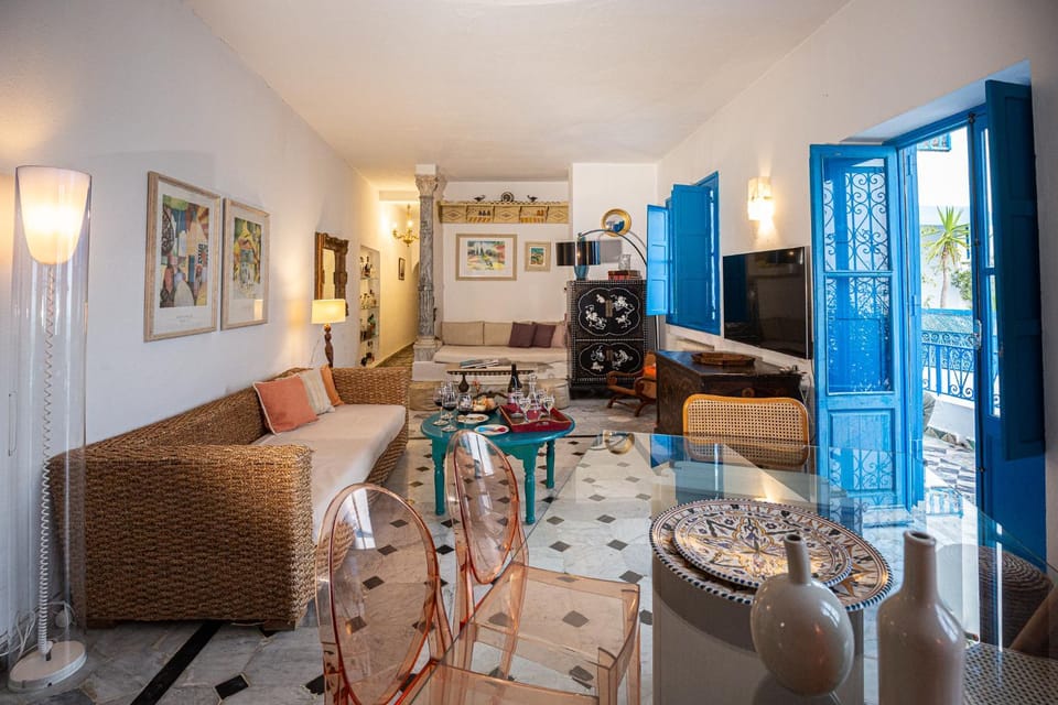 Boundless Blue House - Best View Sidi Bou Villa in Tunis Governorate, Tunisia