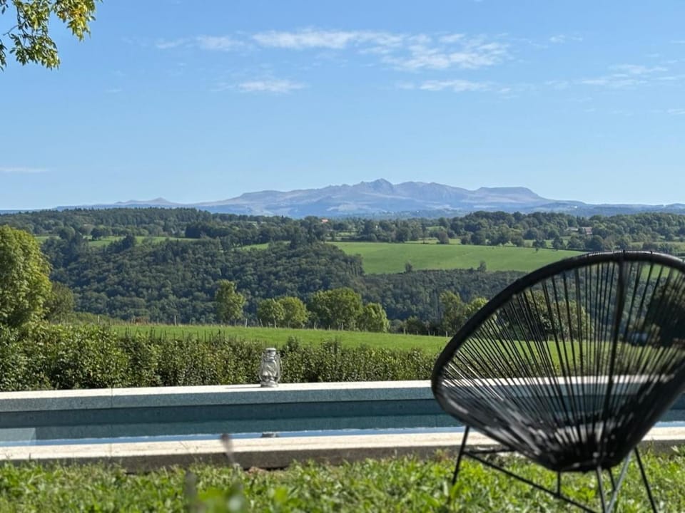 Natural landscape, Mountain view, Swimming pool