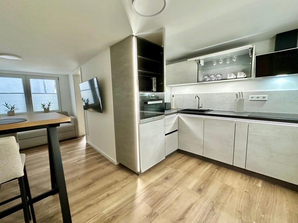 Kitchen or kitchenette, Dining area, oven